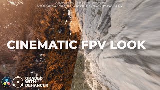 How to get a cinematic FILM LOOK for FPV Drone Footage | Davinci Resolve | Dehancer Pro Tutorial
