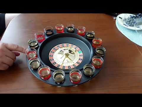 Алкогольна рулетка MALATEC 0669/23463 (16 чарок, діаметр 29 см, вага 0,857 кг), видео 1