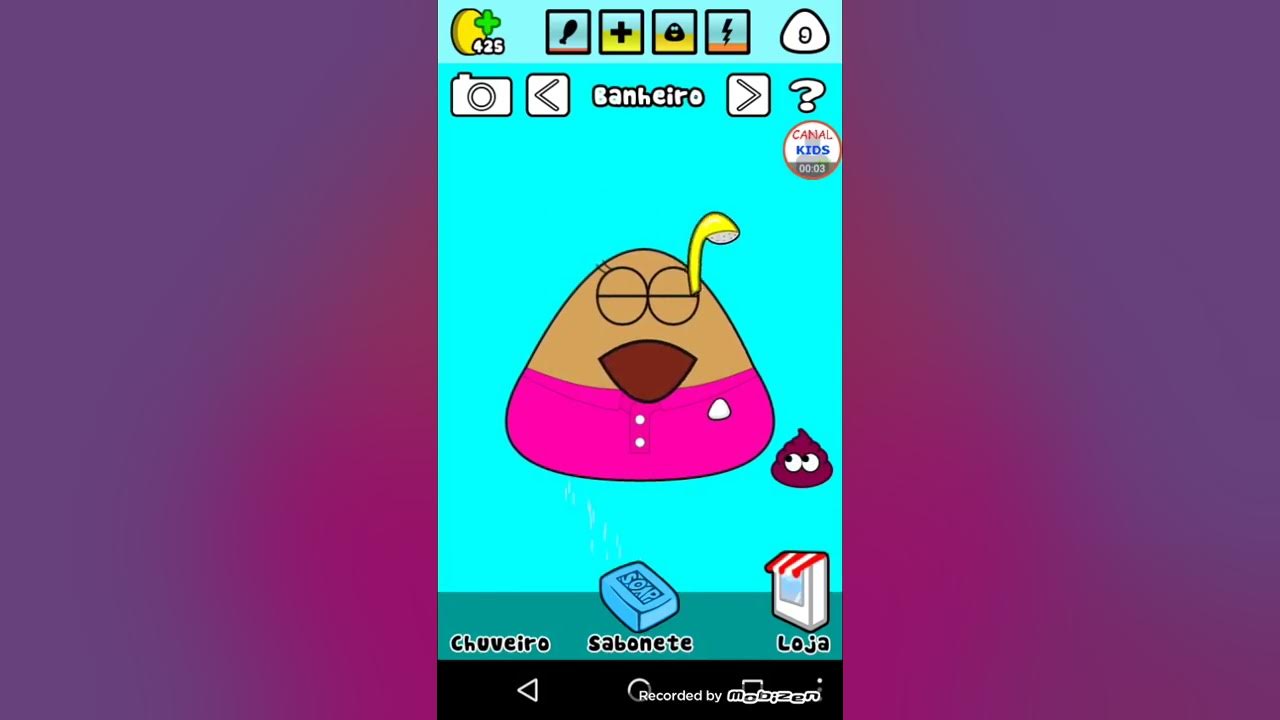 Jogo de Cozinhar Com o Pou, Videos Para Crianças 