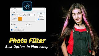 How To Use Photo Filter In Photoshop !  best option Photo Filter  in photoshop Hindi  By. Om Graphic