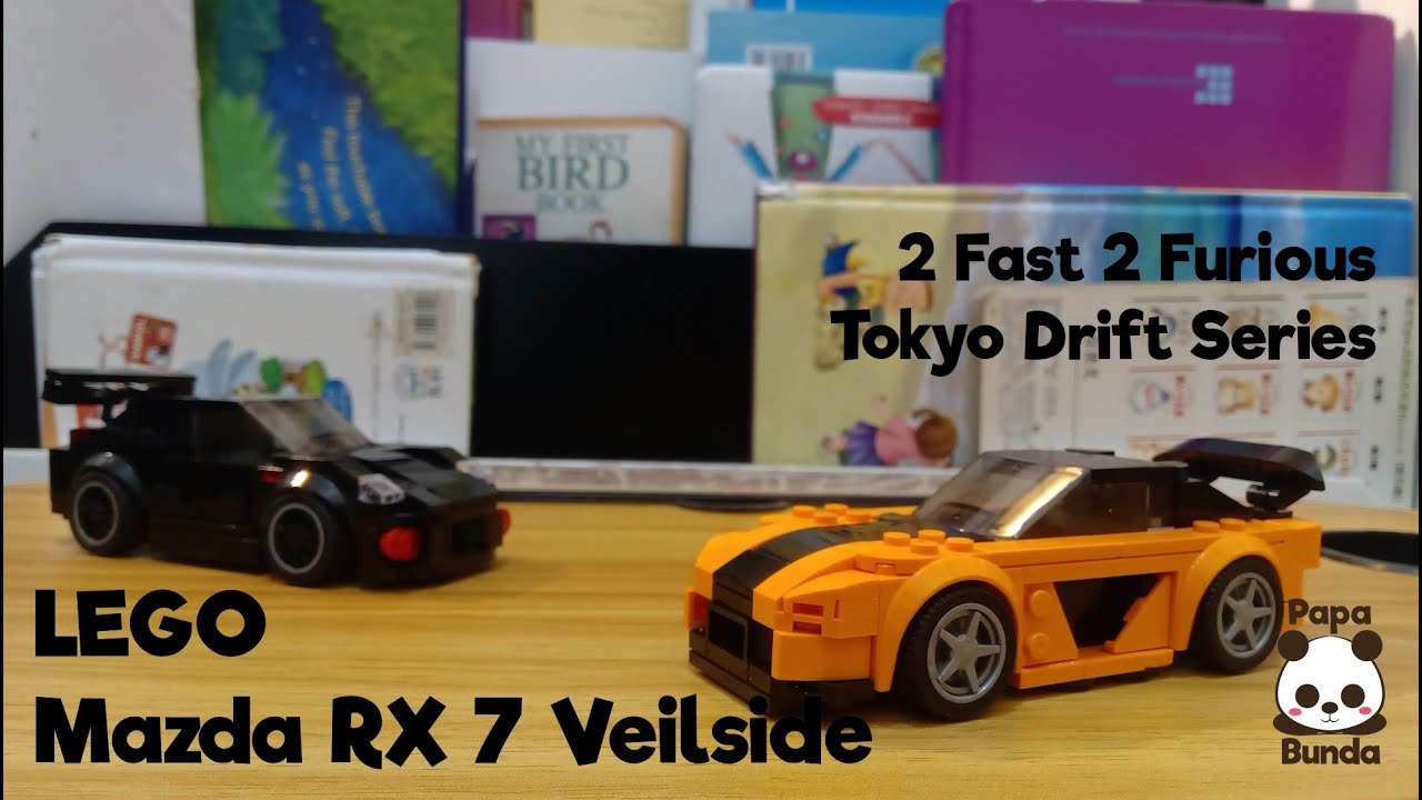 LEGO MOC Tokyo Drift Double Pack - Mazda RX-7 & Mitsubishi Lancer