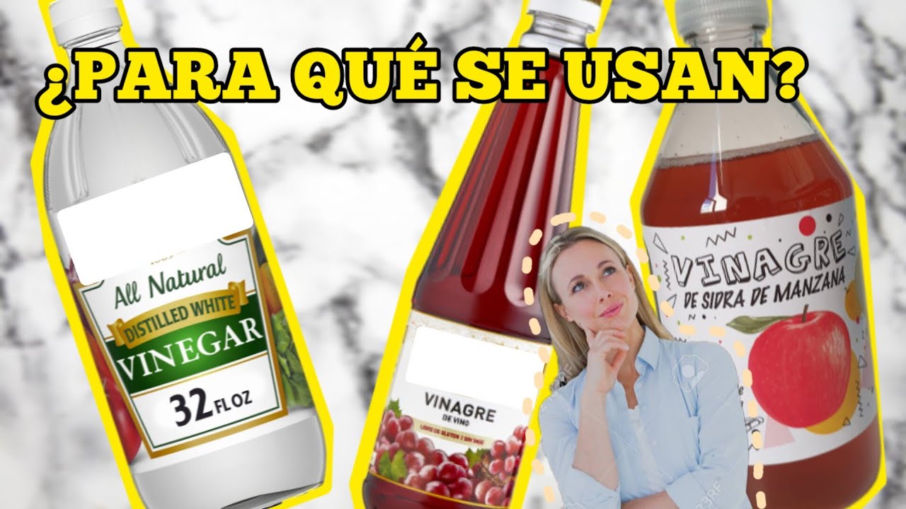 USOS del VINAGRE de alcohol, vino y manzana 🍎 en la cocina #