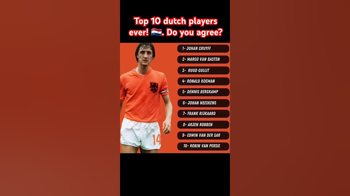 Top 10 dutch players ever! 🇳🇱. Do you agree? #niderland #football #shorts