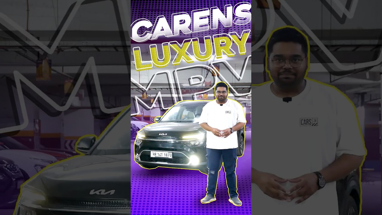 Kia Carens Luxury MPV 😎 #cars24