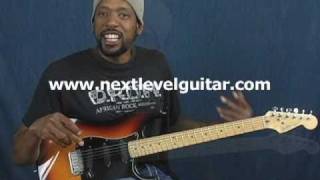 Learn Blues guitar rhythms & Licks lesson Howlin Wolf Buddy Guy style