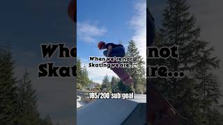 SUB GOAL 185/200 #skateboarding #skate #subscribe #fypシ #viral #surf #gnar #daily shorts