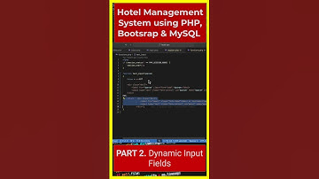 HotelPro Part 2- Dynamic Input Fields _ HTML, PHP, jQuery, MySQL_Full-HD_60fps