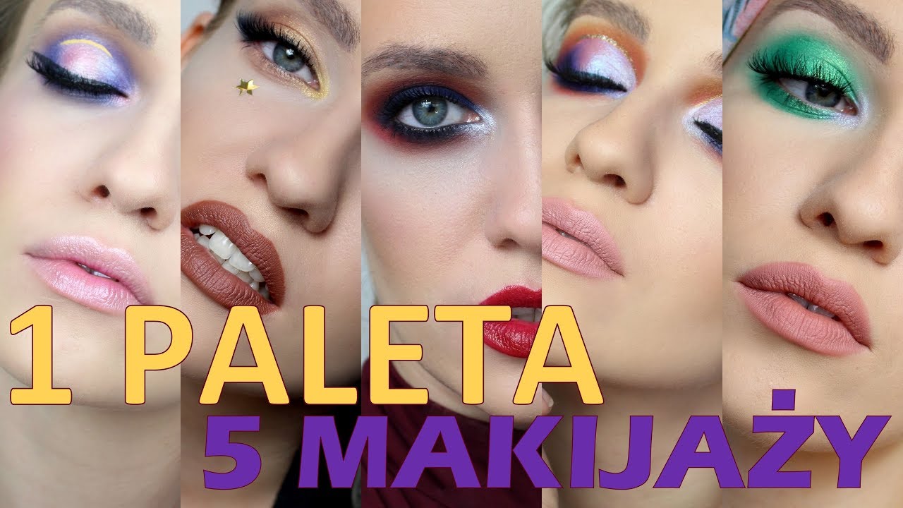 1 PALETA 5 MAKIJAŻY - MAGIC PALETTE BY JUVIA'S PLACE || REDMYLIPSART