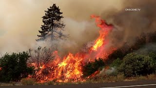 El Dorado Fire Burns Through Its Fifth Day
