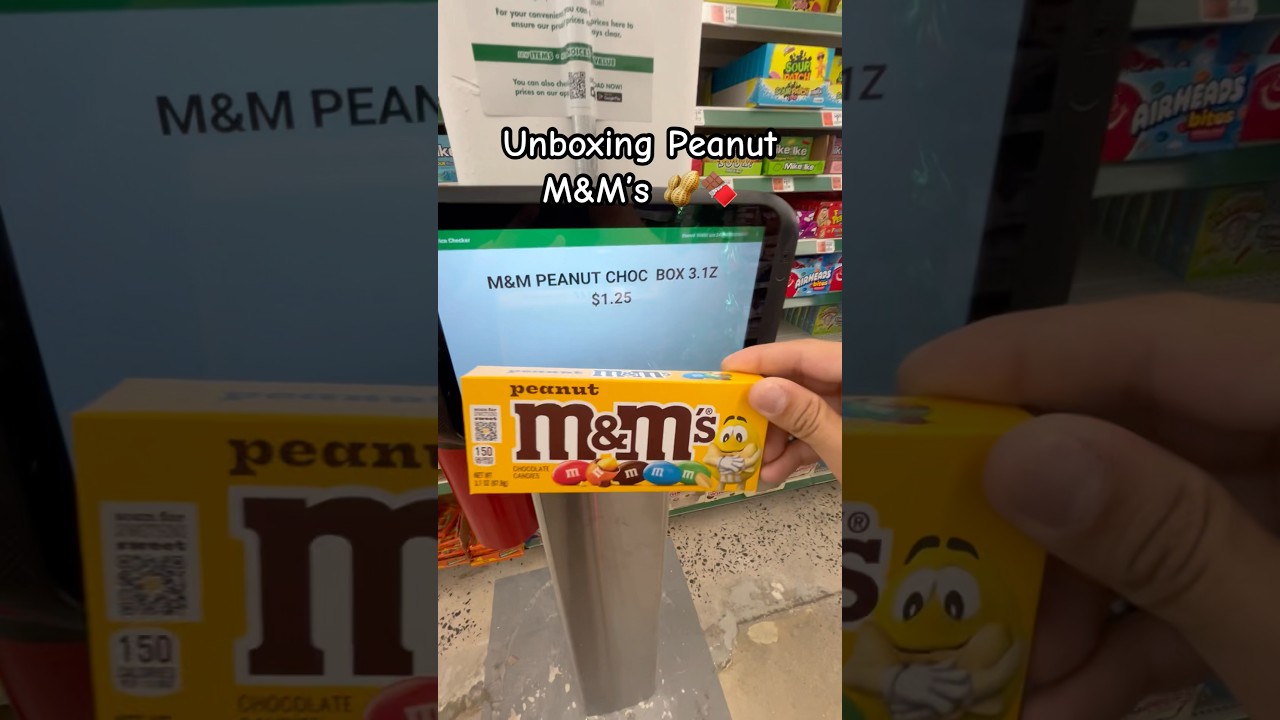 Unboxing Peanut M&M’s 🥜🍫