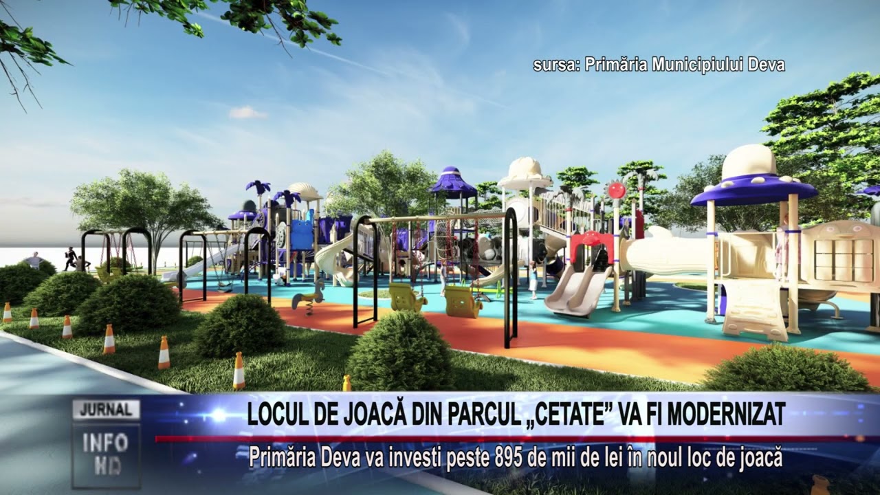 LOCUL DE JOACĂ DIN PARCUL „CETATE” VA FI MODERNIZAT