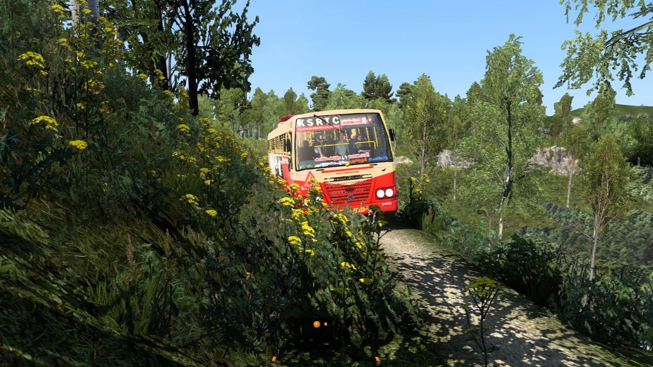 HIGH WAY CLOSED THENKASHI SUPERFAST CRUISING THROUGH FOREST|EURO TRUCK SIMULATOR 2 |KSRTC SUPERFAST