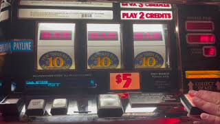 10 Times Pay 💰 - Triple Double Diamond 💎 - Old School High Limit Slot Play screenshot 3