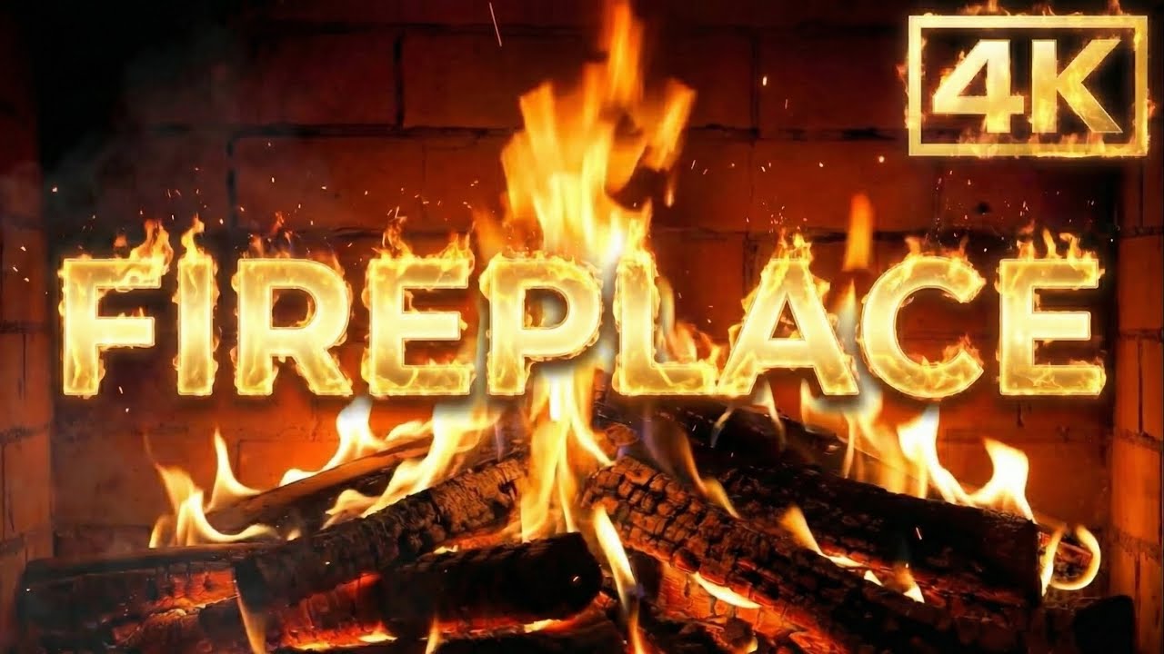 The Best Burning Fireplace: Cozy Crackling Logs and Soothing Glow for Sleep and Relaxation 4K UHD 