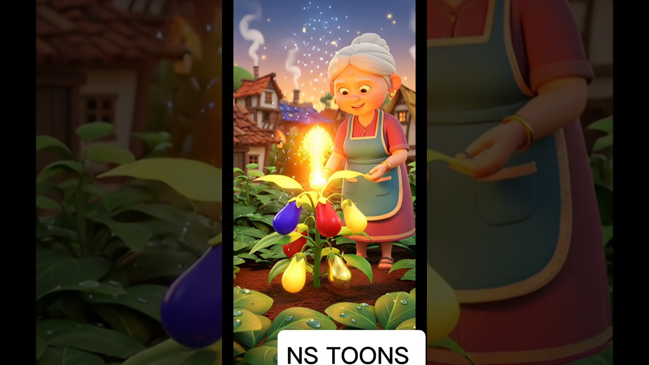 Dadi Ji Ne Baigan Ka Paudha Lagaya #cartoon #ai #shortvideo #shortfeed #animation #dadi #ytshort