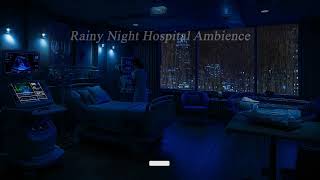 Hospital Ambience at the Intensive Care Unit (ICU) Slow Heartbeat, Heart Monitor &amp; Respirator Sounds
