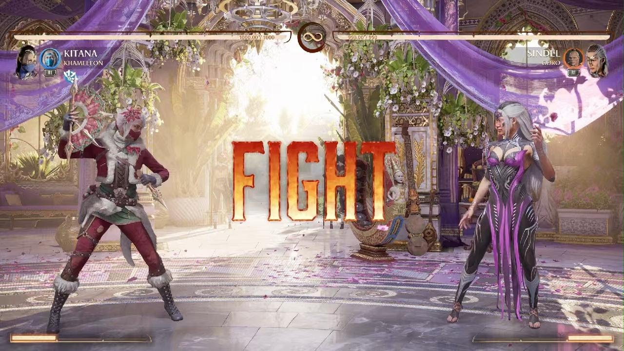 Mortal Kombat 1 Kitana Vs Sindel - YouTube