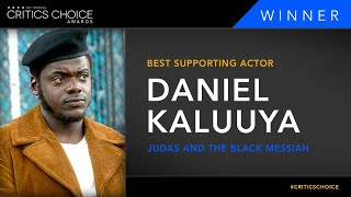 Daniel Kaluuya wins the Critics Choice Award for Best Supporting Actor in Judas & the Black Messiah