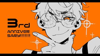 【wrwrd】3周年記念【手描き】