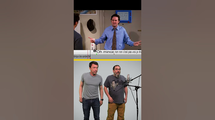 Les VF de Chandler et Joey redoublent une scène culte de FRIENDS !