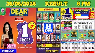 DEAR LOTTERY SAMBAD EVENING 8 PM RESULT TODAY LIVE DRAW ON 26.06.2026 NAGALAND FRIDAY screenshot 2