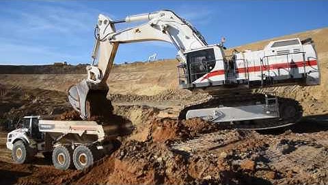 Liebherr R9100 loading ADT