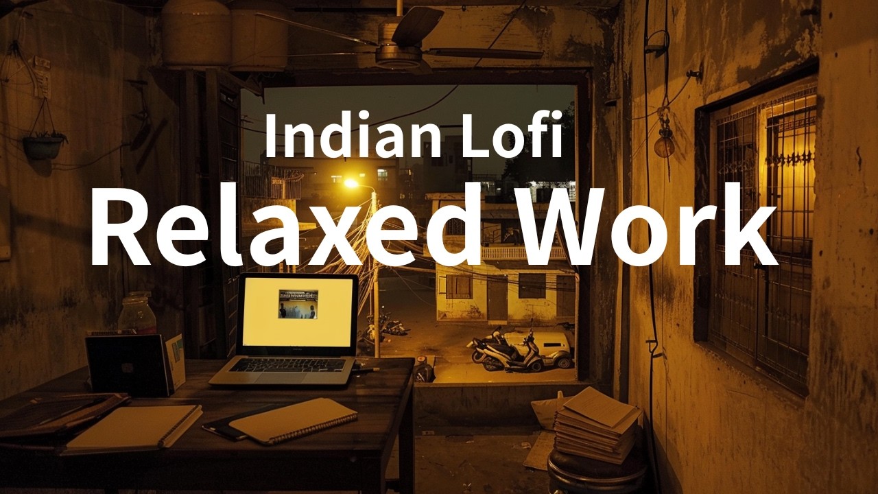 Hindi Lofi Beats for Work & Study | Calm Indian-Inspired Instrumental Music | Relaxed Working