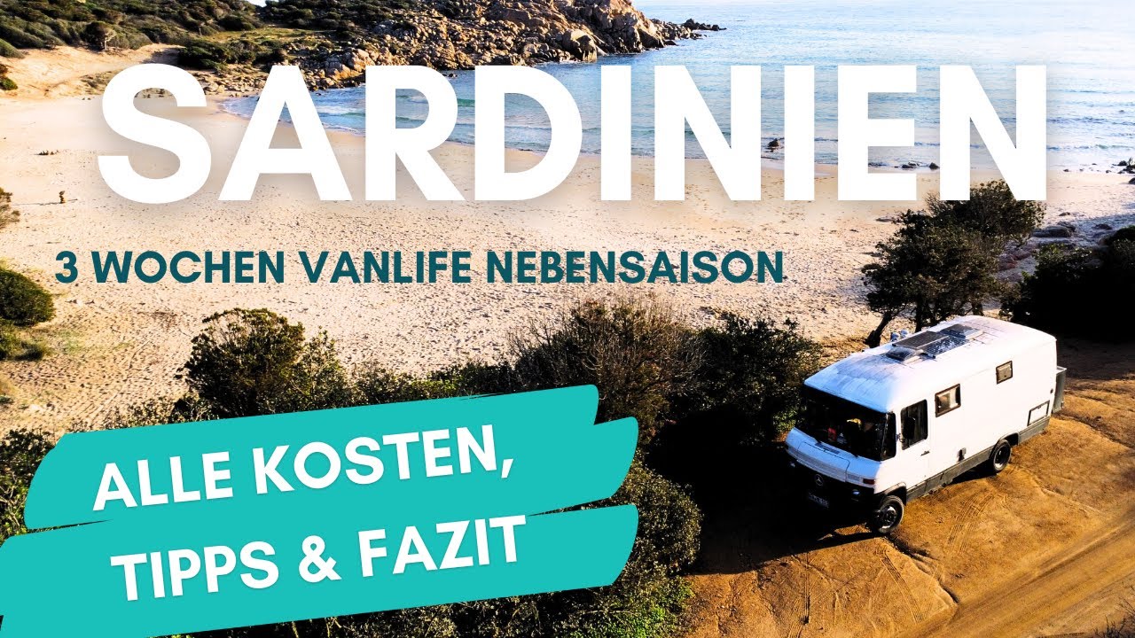 🌴💰Vanlife Sardinien: Unser Camper-Alltag mit Kosten, Tipps & Highlights