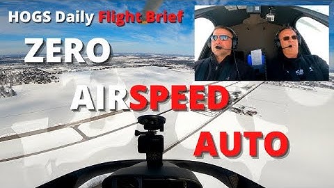 EP 35 ZERO Airspeed Autorotation Entry
