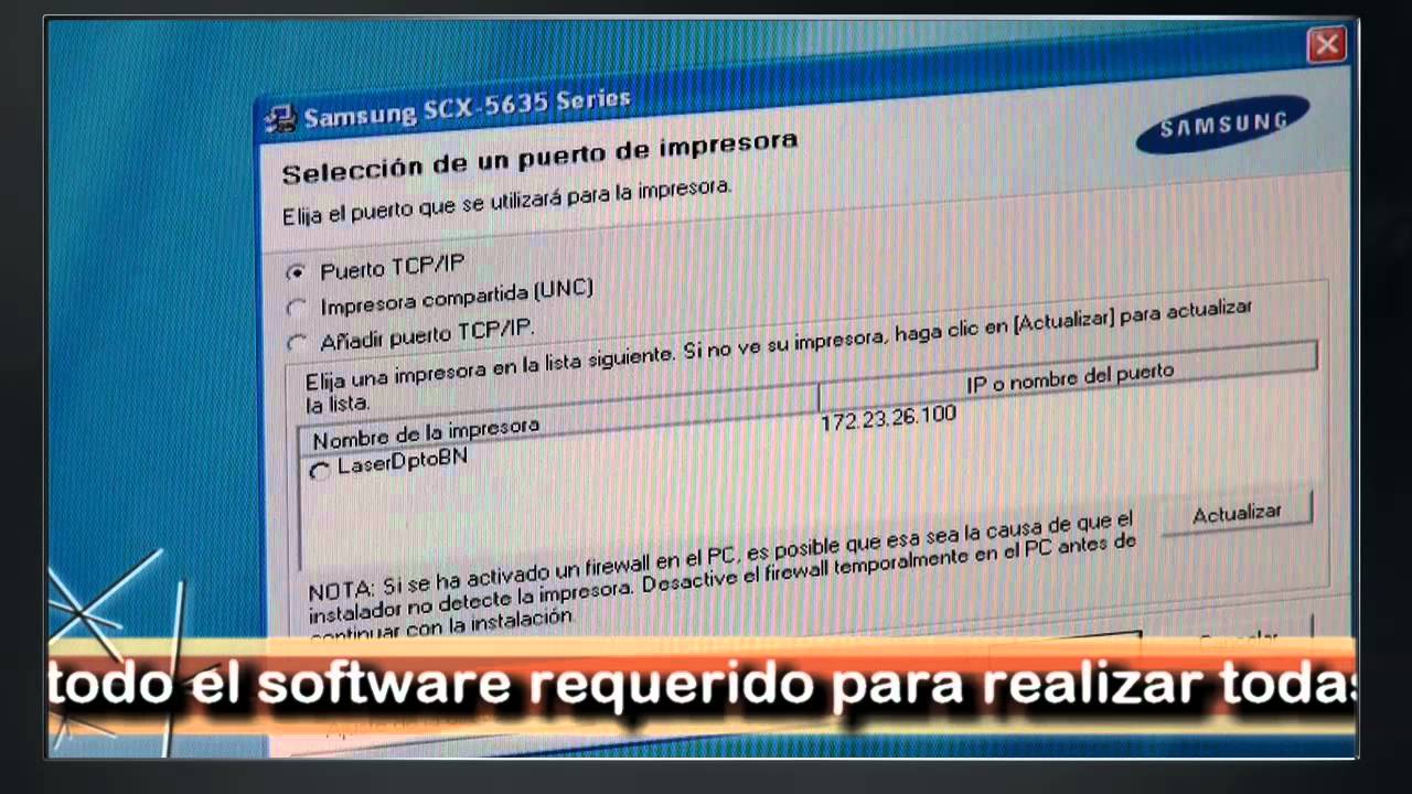 Multifunción Samsung SCX-5635FN parte 2 de 3