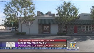 Small businesses receive loans due to COVID-19 pandemic
