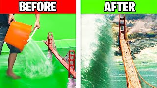 10 Movies Before \& After Special Effects