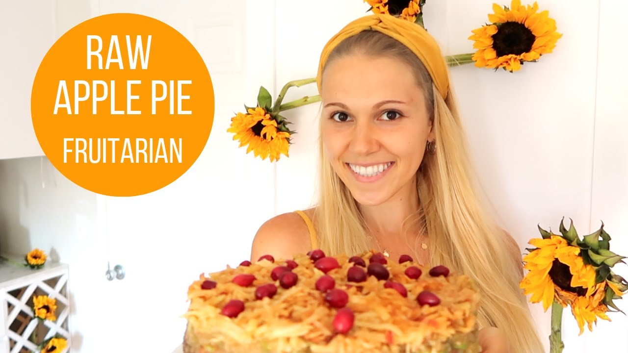 RAW APPLE PIE | FRUITARIAN | RAW VEGAN