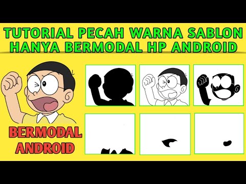 Cara Pecah Warna Gambar Di Hp Android Part 1 Nobita Youtube