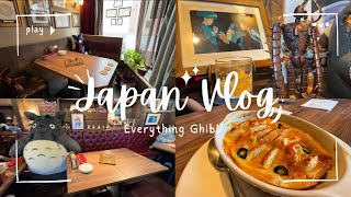 Japan vlog 🌱 | Studio Ghibli food in real life | Ghibli bakery & Ghibli cafe 🍃