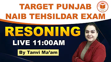 Target Punjab Naib Tehsildar Exam | Reasoning | Class- 1 | Punjab Success Mantra