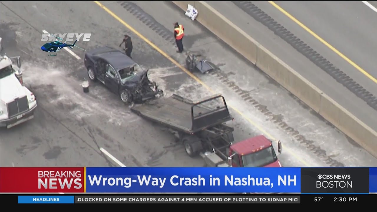 WrongWay Driver Involved In Crash On Everett Turnpike In Nashua, NH
