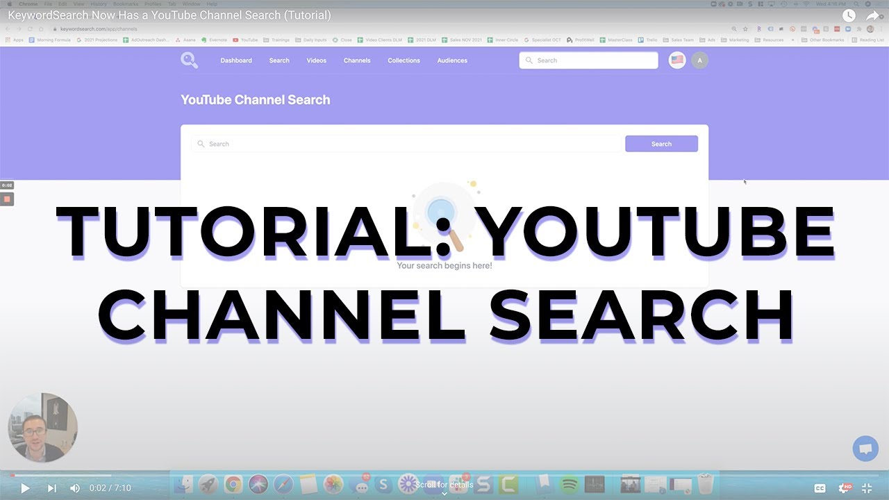 how to research youtube channels