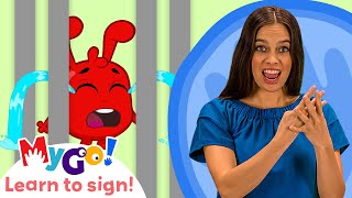 Learn Sign Language with Morphle! | Morphle Goes to Jail  | MyGo! | ASL for Kids