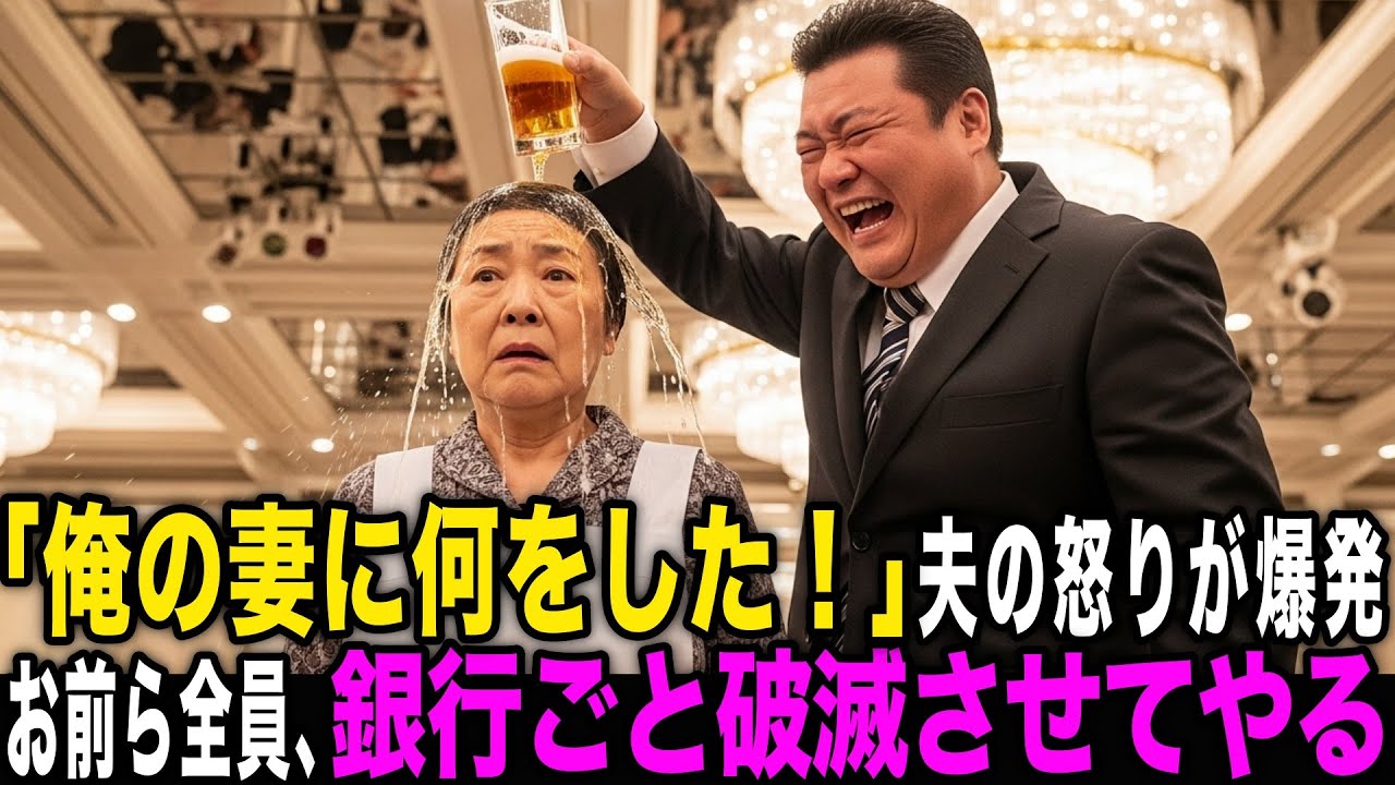 「私の妻を侮辱したな!」夫の怒りが爆発した次の瞬間、銀行幹部たちを会社ごと崩壊に追い込んだ