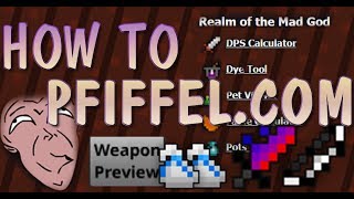 RotMG HOW TO PFIFFEL!! DPS Calculator, Pet Viewer, Dye Tool! screenshot 2