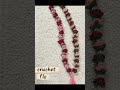 cruchet floral tasbeeh #reels #diykeychain #handmade #handmadeseller #knitting #trending #crochet