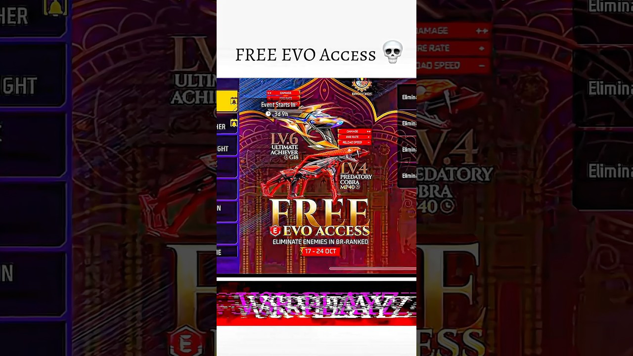 FREE EVO ACCESS 😱| Free Fire Diwali Event 🔥 