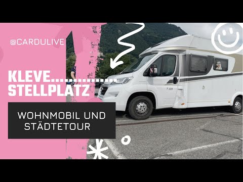 Kleve, Stellplatz und City Tour