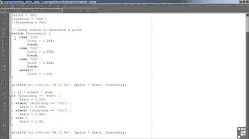 PHP and MySQL Tutorial | Using switch