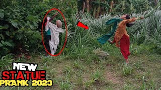 NEW STATUE PRANK VIDEO 2023! FUN KING PRESENT PART-31|| NEW FUNNY REACTION TRY NOT TO LAUGH