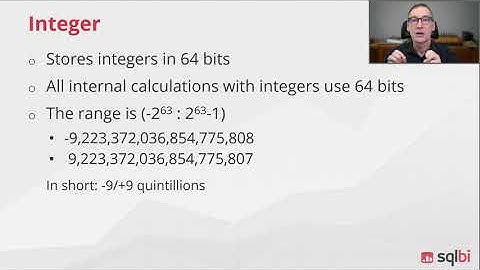 Integer - DAX Guide