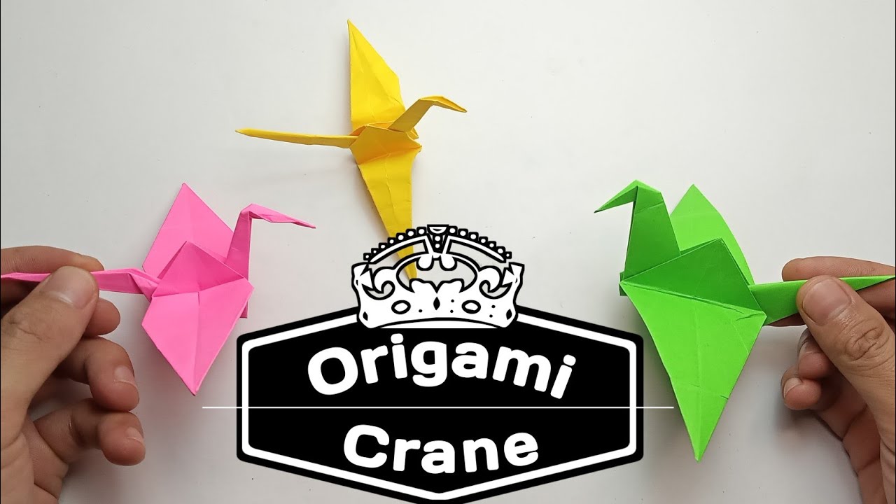 How To Make Origami crane How to make Craft Crane Origami Crane