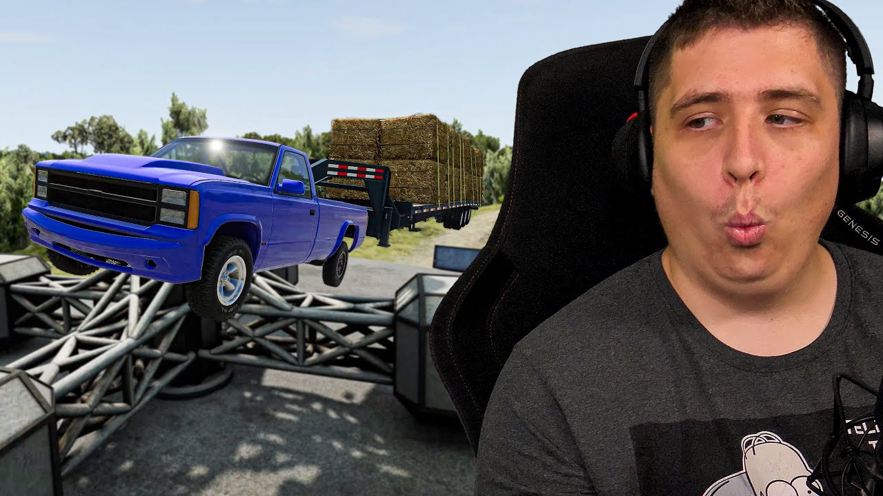 ÍGY (NE) SZÁLLÍTS SZALMABÁLÁT!!!💥BeamNG Barmai #72