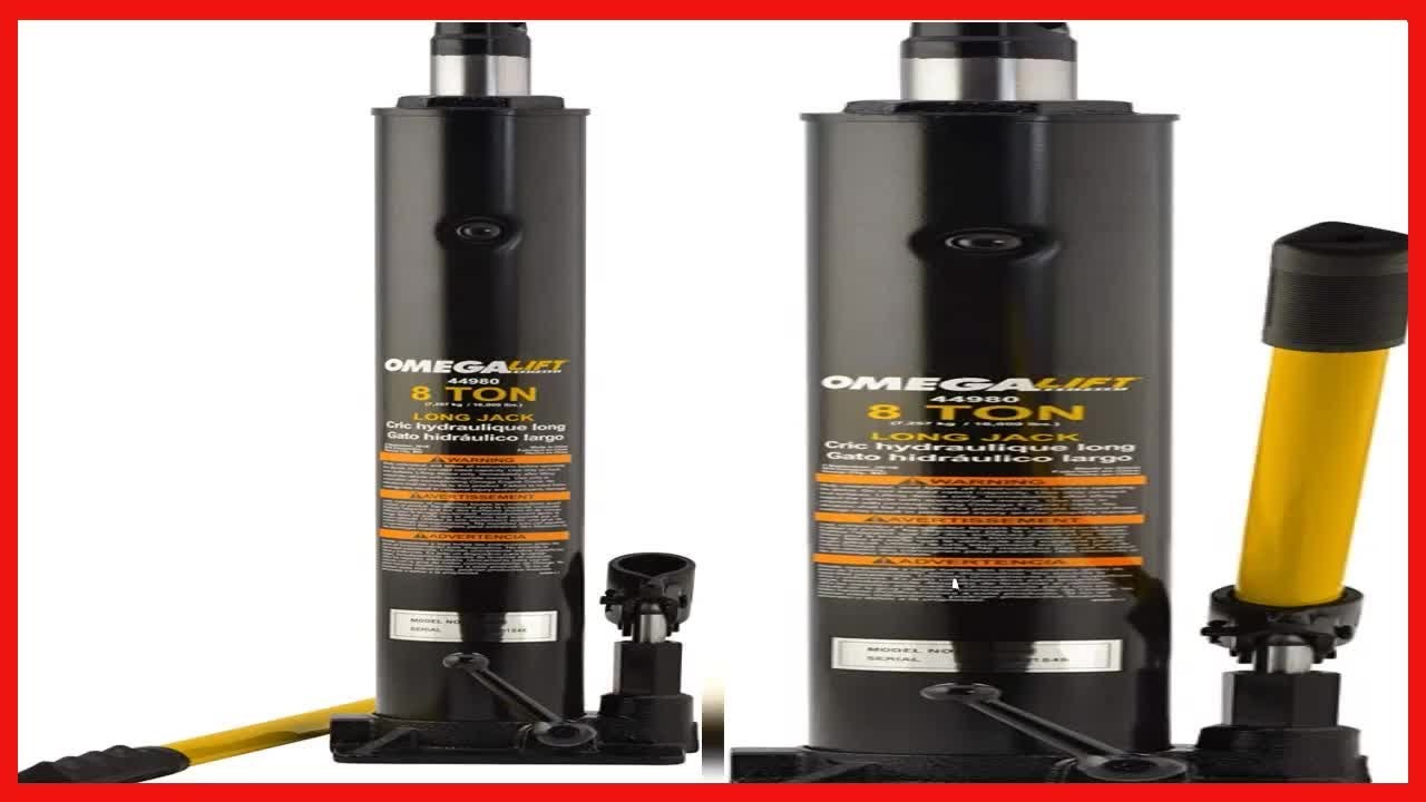 Omega Lift 44980: The Reliable 8-Ton Long Ram Hydraulic Jack You Can Trust